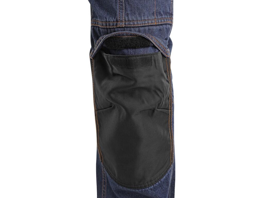 Kalhoty jeans NIMES I, pánské, modro-černé, vel. 50